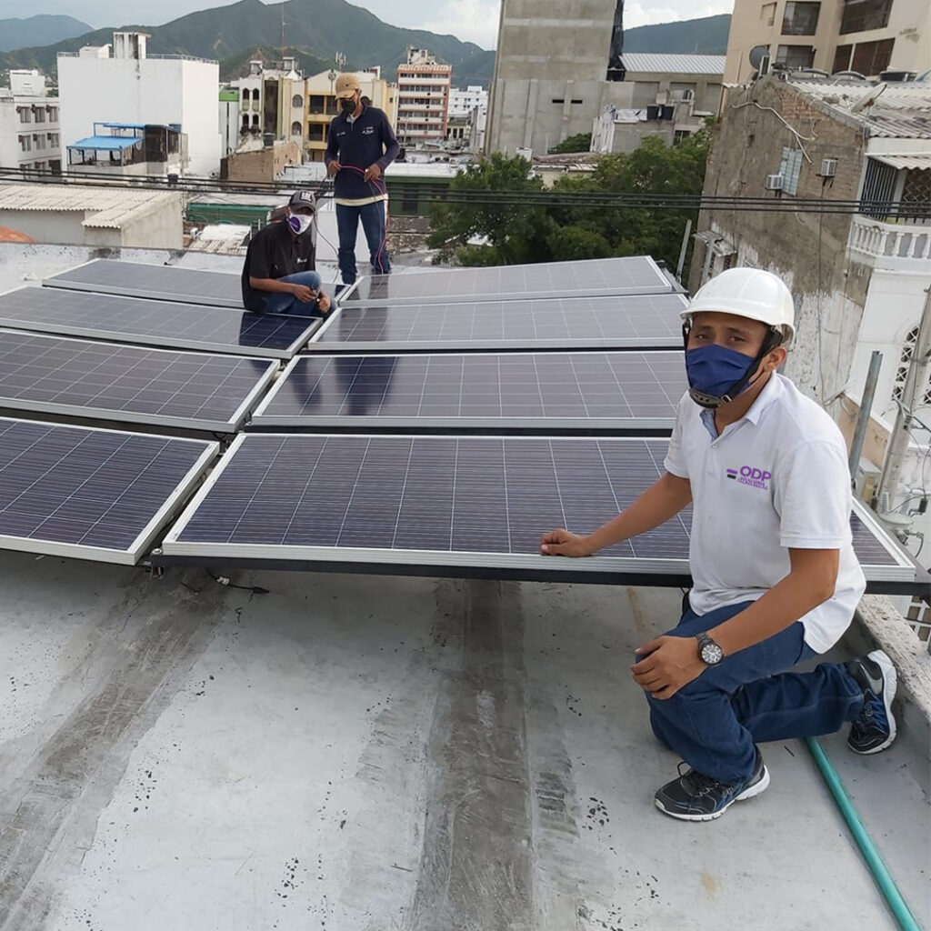 instalación de paneles solares